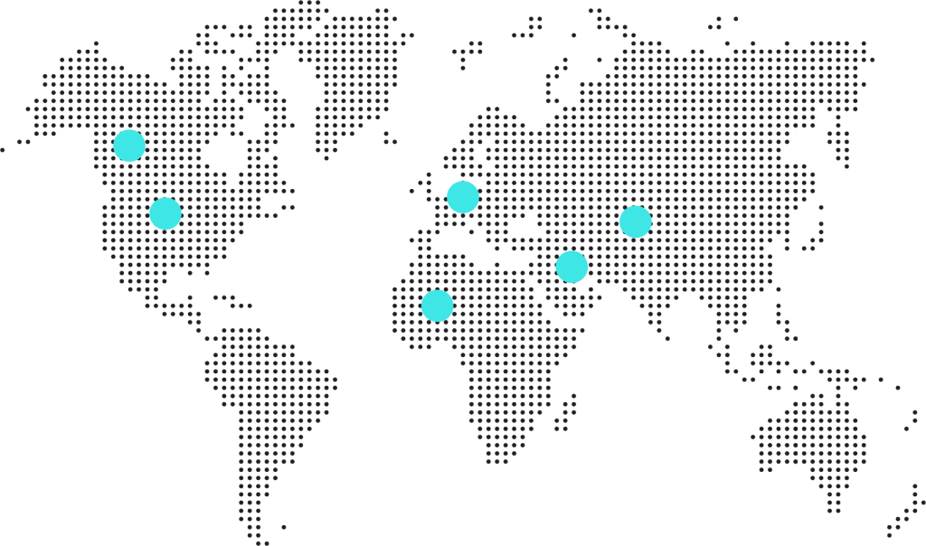 Fleet Focus global customer map highlighting presence in 17 countries.